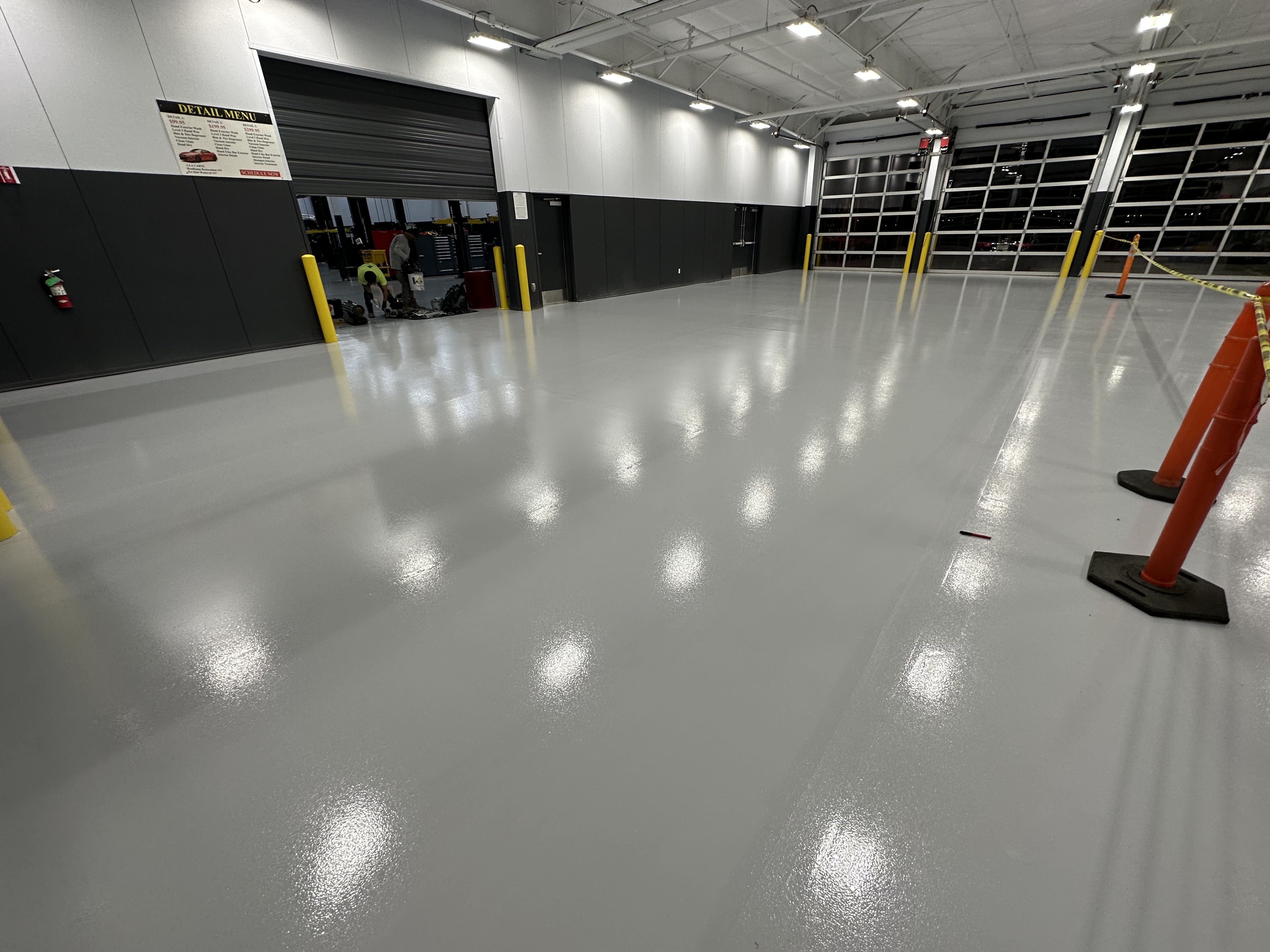 Nissan Dealership 7 - Automotive flooring installation