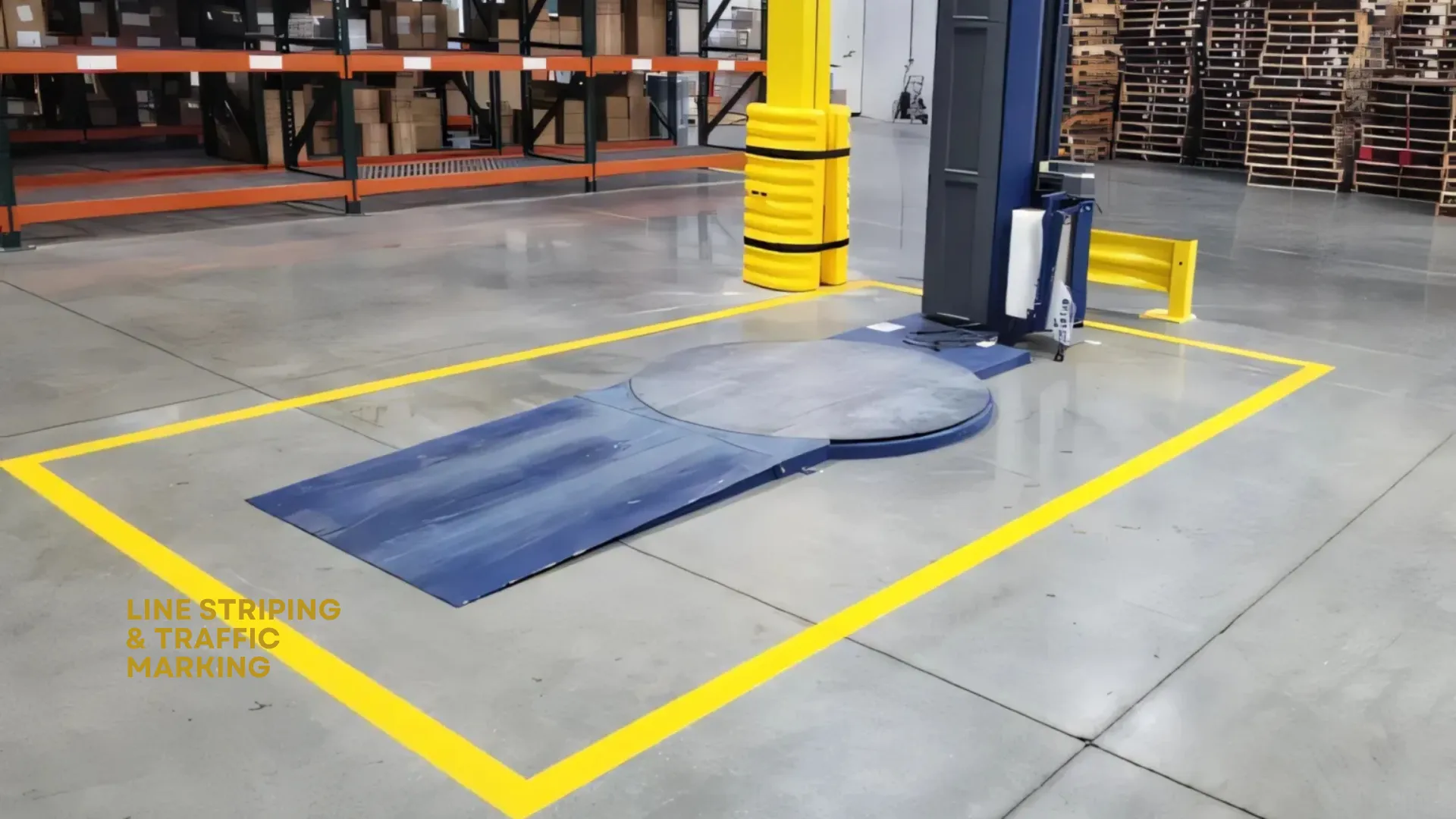 DTI professional line striping and traffic marking