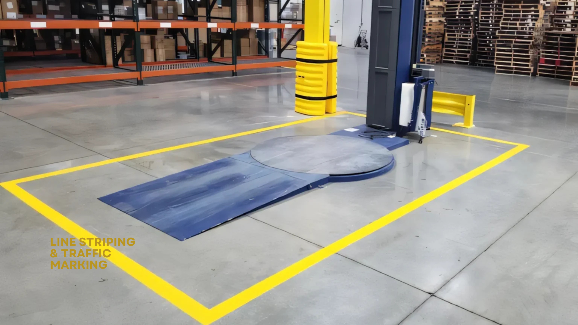 DTI professional line striping and traffic marking