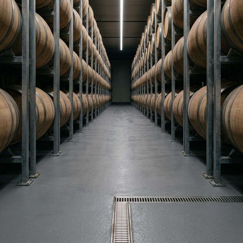 Barrel Room Flooring: What a Cool, Damp Cellar Floor Needs